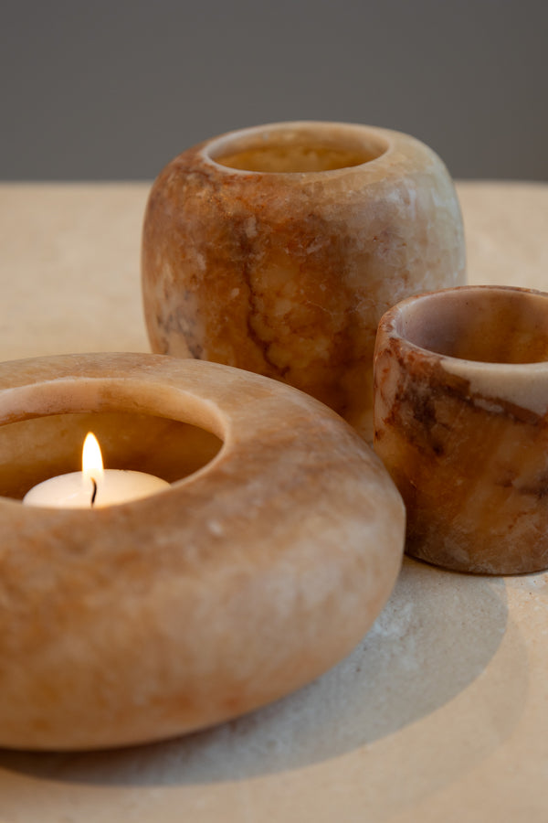 Alabaster Ovaal Bruin