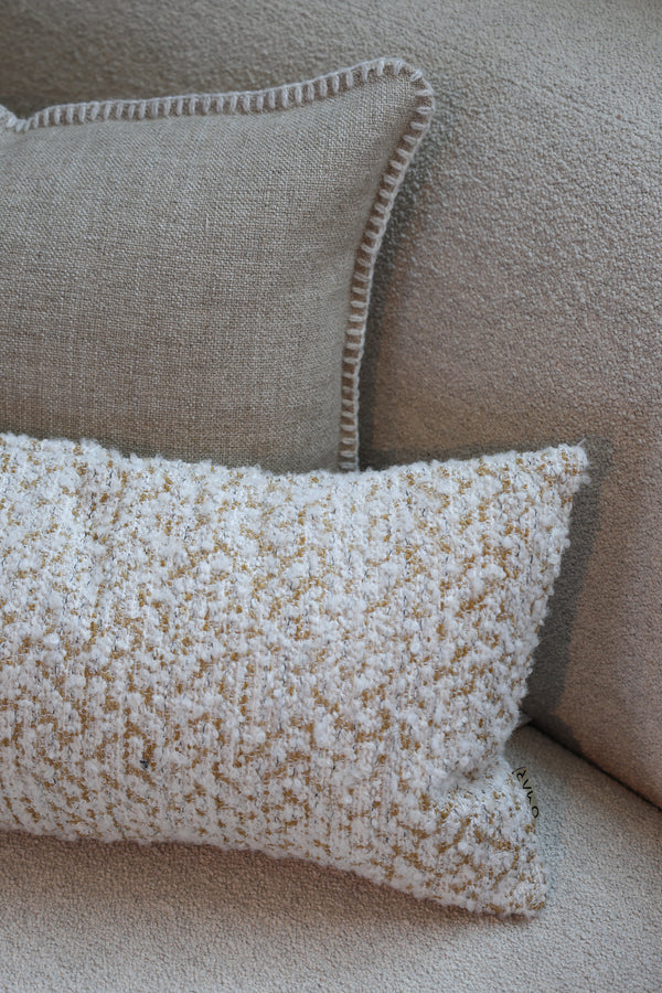 Kussen 'Anton Sand Ivory' - Omar Antwerp - 40x60cm