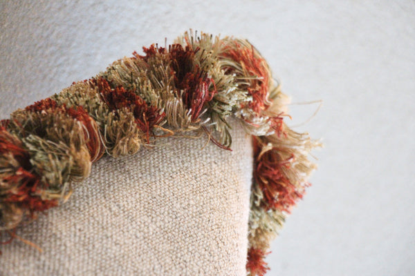 Kussen 'Ralph with Marabou' - Omar Antwerp - 50x50cm