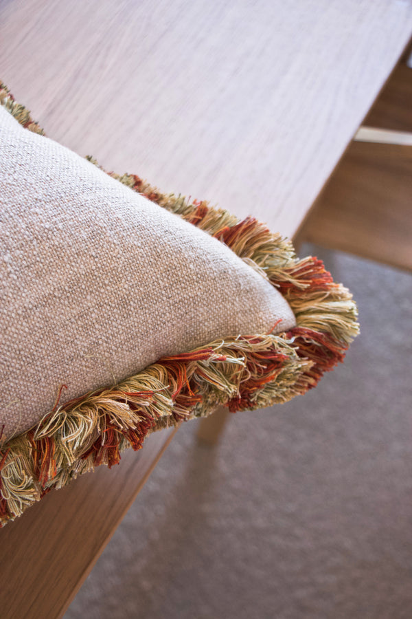 Kussen 'Ralph with Marabou' - Omar Antwerp - 50x50cm