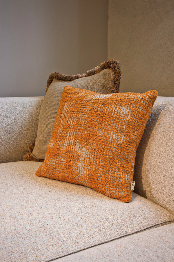Kussen 'Antonio Orange' - Omar Antwerp - 43x43cm