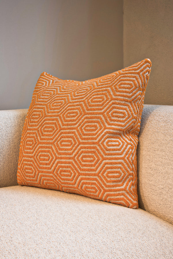 Kussen 'Julio Orange' - Omar Antwerp - 60x60cm