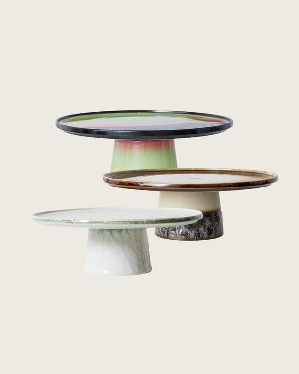 70s Ceramics Plateaus (taart- en fruitschalen)