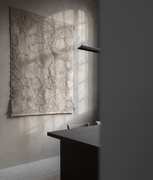 Wandkleed Aviona - bruintinten - 185cm x 140cm