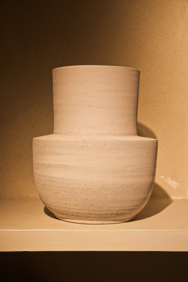 Vaas Volumes S - Beige - stoneware - Serax