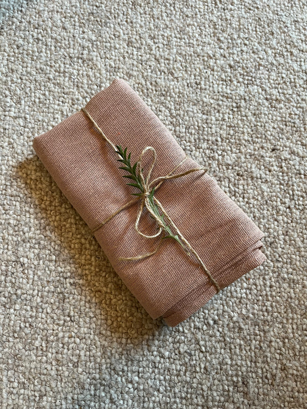 Servetten bruin 30x30cm (per 4)