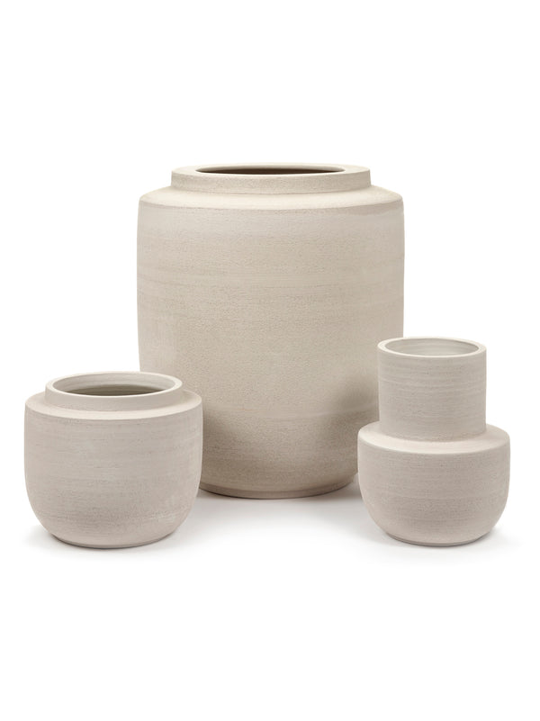 Vaas Volumes S - Beige - stoneware - Serax