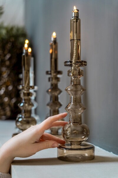 Olielamp Candleholder Champagne - Peri Living