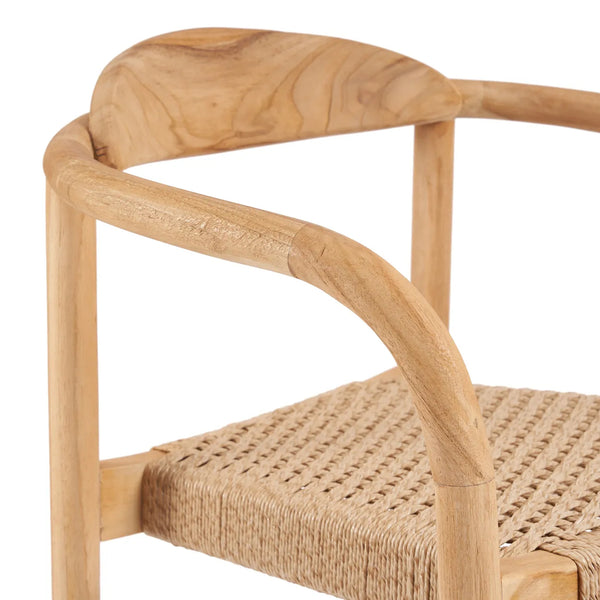 The Amaya Dining Chair - Natural - Outdoor