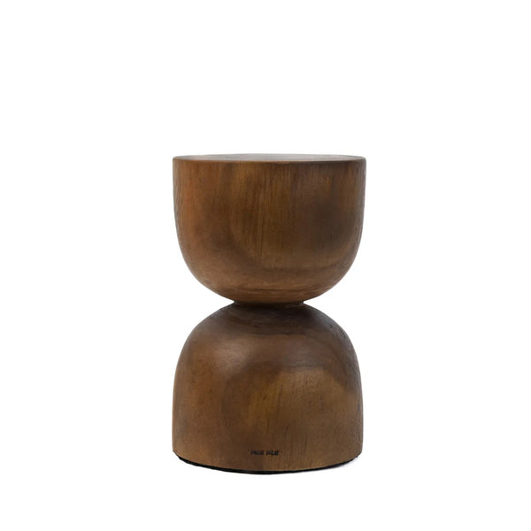 The Azure Stool - Natural - Suar Wood - Bazar bizar