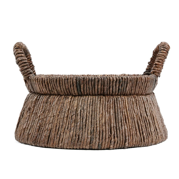 The Chizara Basket - Natural - Banana Leaf - Bazar Bizar