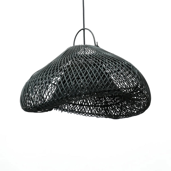 The Cloud Pendant M - Black - Rotan - Bazar Bizar