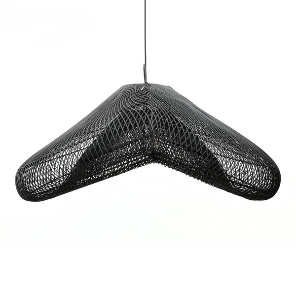 The Cloud Pendant  XXL - Black - Rotan - Bazar Bizar