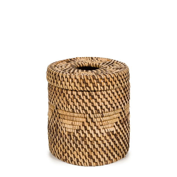 The Colonial Tissue Box - Natural Brown - Rotan - Bazar Bizar