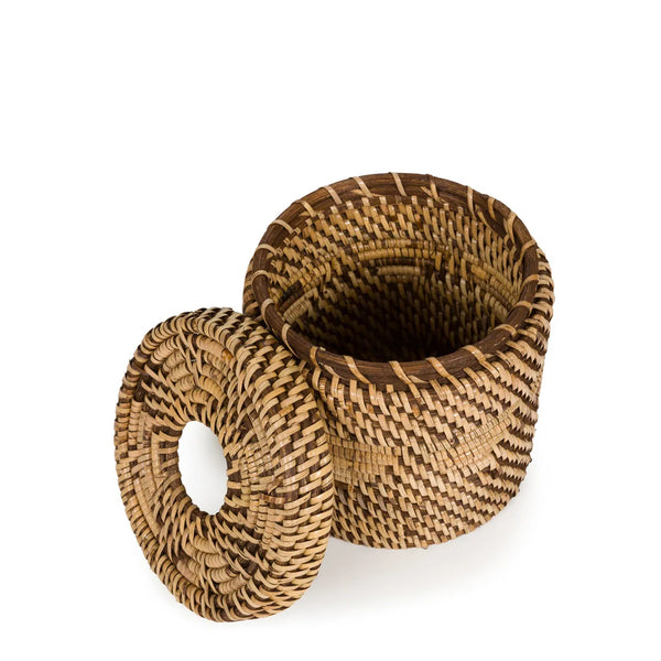 The Colonial Tissue Box - Natural Brown - Rotan - Bazar Bizar