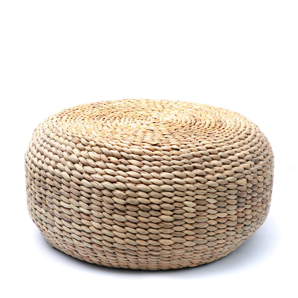 The Hyacinth Pouffe M - Natural - water Hyacinth - Bazar Bizar