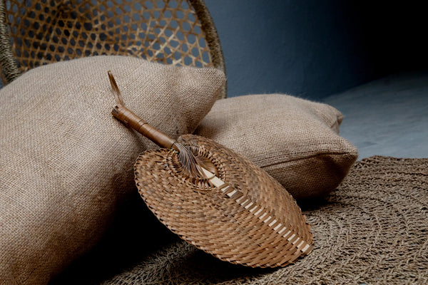 The Jute Cushion Cover - Natural - jute - bazar bizar - 30cm x 60cm