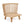 The Malawi One Seater - Natural Beige - teak - Bazar Bizar