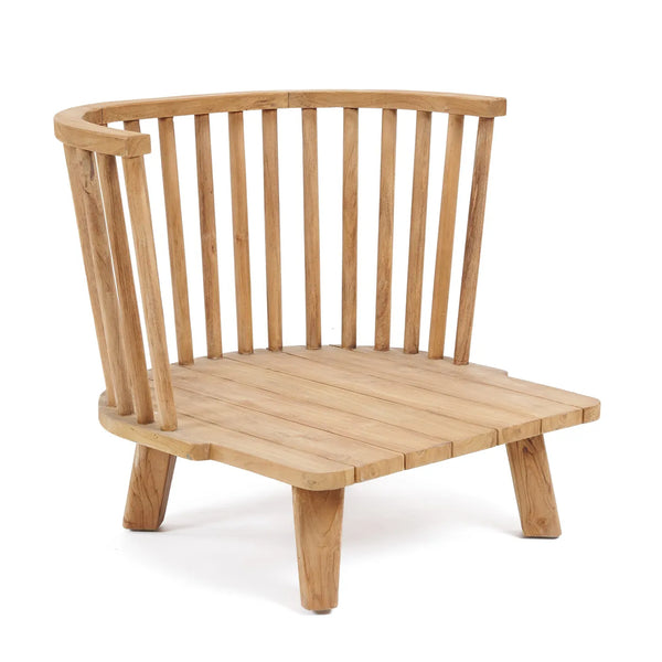 The Malawi One Seater - Natural Beige - teak - Bazar Bizar