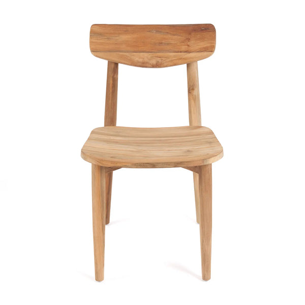 The Matita Dining Chair (Outdoor) - Natural - teak - Bazar Bizar