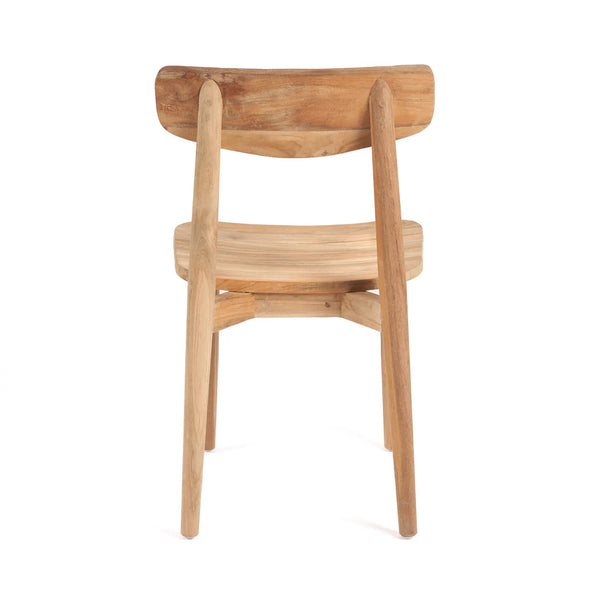 The Matita Dining Chair (Outdoor) - Natural - teak - Bazar Bizar