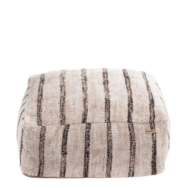 The Oh My Gee Pouffe - Bohemian White - soft cotton - Bazar Bizar