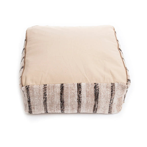 The Oh My Gee Pouffe - Bohemian White - soft cotton - Bazar Bizar