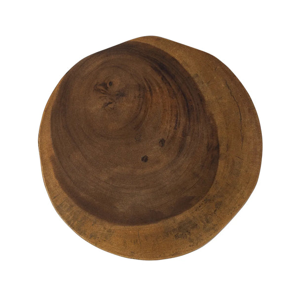 The Pacha Mama Stool - Natural - Suar Wood - Bazar Bizar