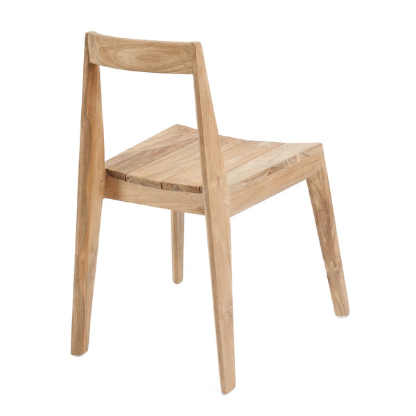 The Paxi Chair (outdoor) - Natural - Teak - Bazar Bizar