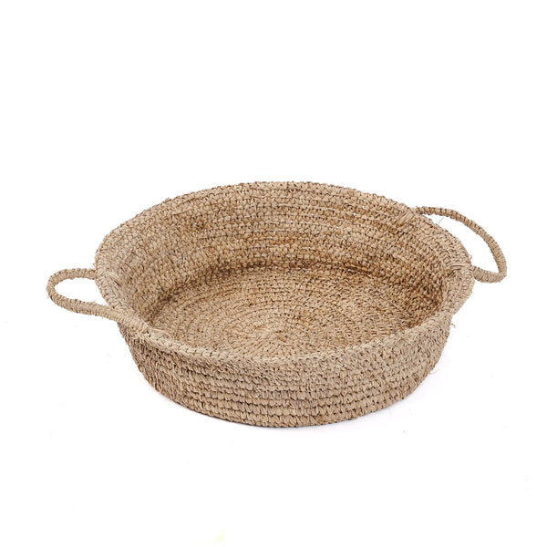 The Raffia Basket Trays - Natural - L