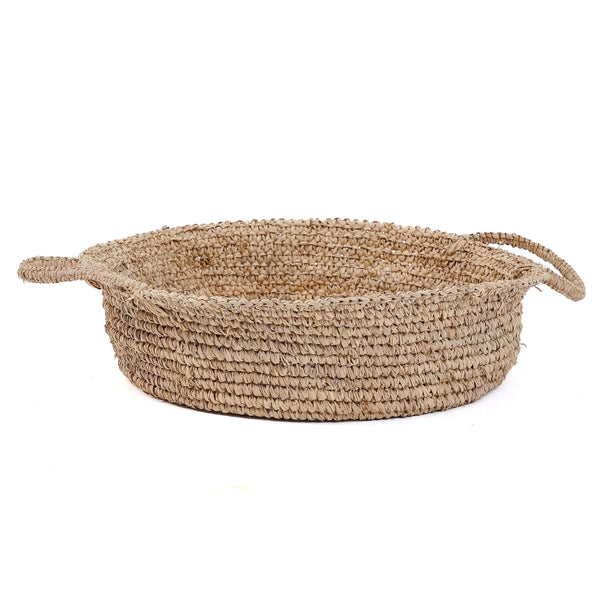 The Raffia Basket Trays - Natural - L