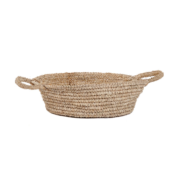 The Raffia Basket Trays - Natural - M