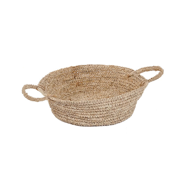 The Raffia Basket Trays - Natural - M