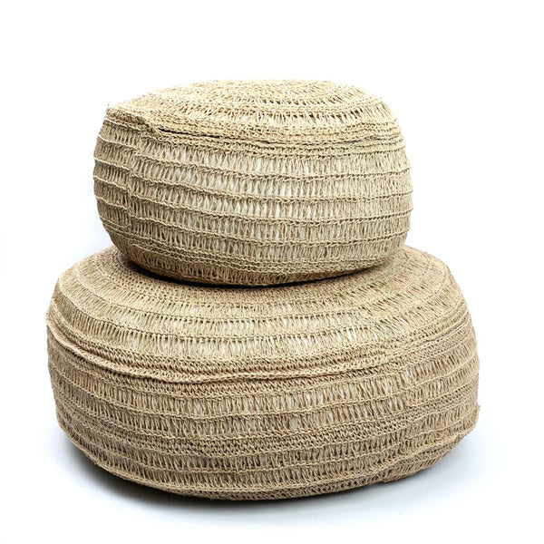 The Seagrass Pouffe M - Natural - Bazar Bizar