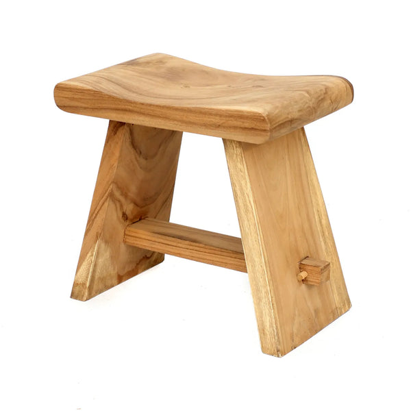 The Suar Stool - naturel - Suar Wood - Bazar Bizar