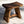 The Suar Stool - naturel - Suar Wood - Bazar Bizar