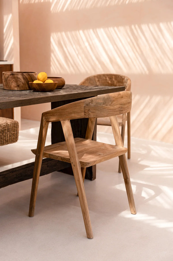 The Teluk Dining Chair - naturel - teak - Bazar Bizar