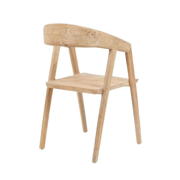 The Teluk Dining Chair - naturel - teak - Bazar Bizar