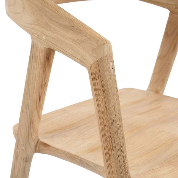 The Teluk Dining Chair - naturel - teak - Bazar Bizar