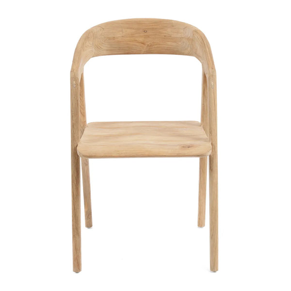 The Teluk Dining Chair - naturel - teak - Bazar Bizar