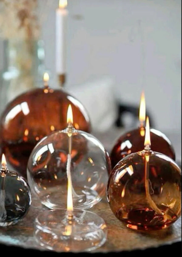 Olielampjes Champagne (set)