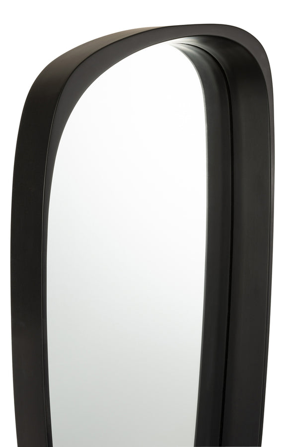 Mirror Giles Lang - Black - J-line - 33cm x 89cm