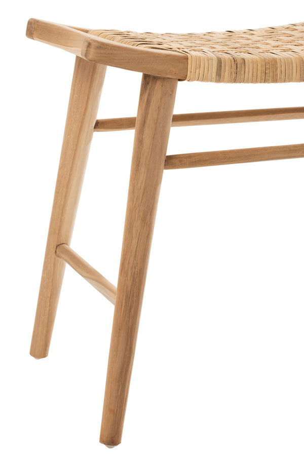 Stool Alis - Natural - Teak Wood - J-Line